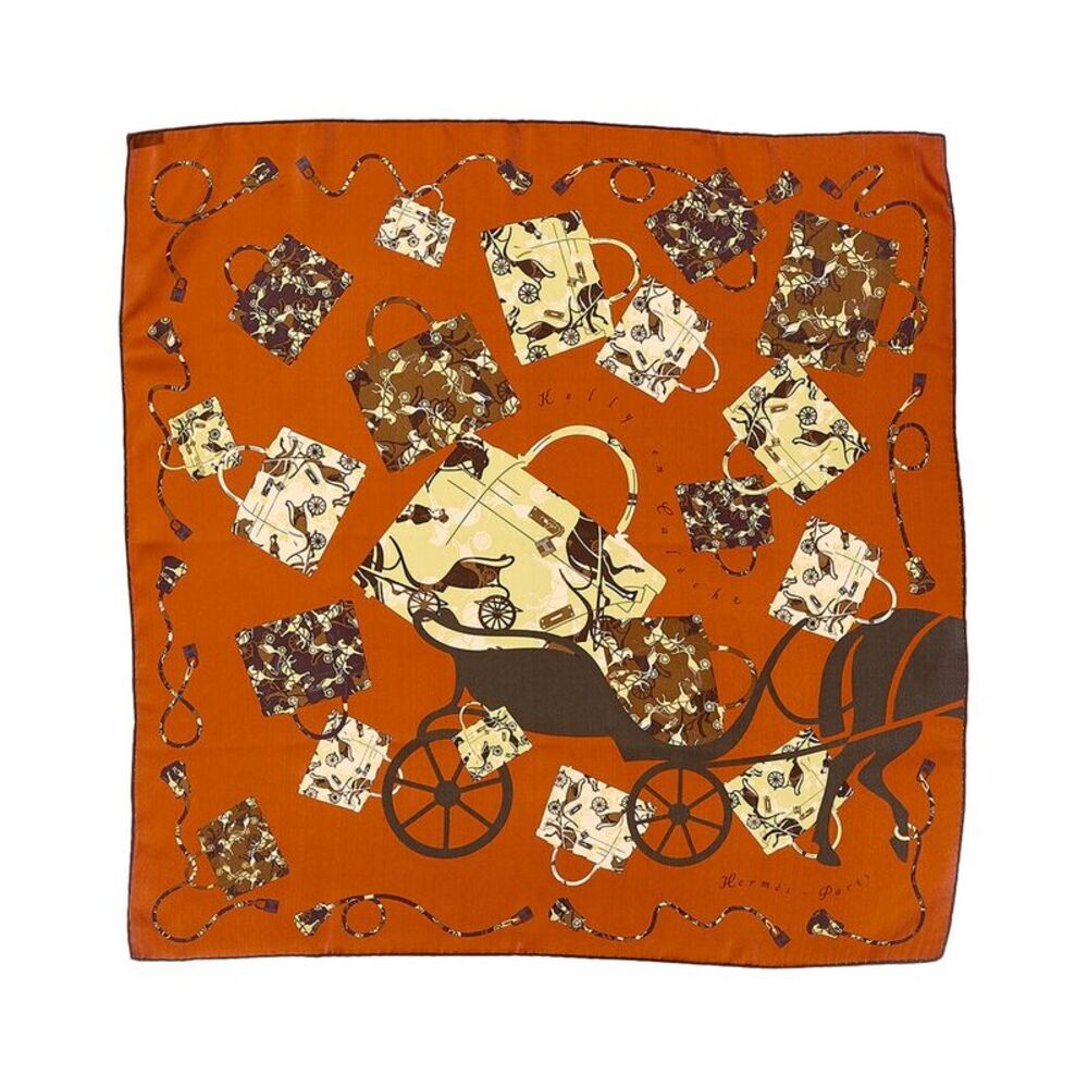 Hermès Kelly En Caleche Cyrille Diatkine Scarf (Authentic Pre-Loved)